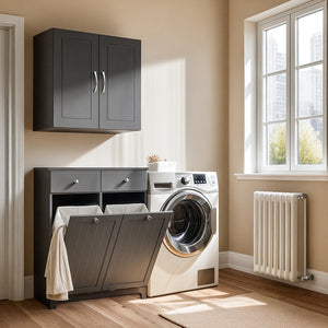 SoBuy Mobile portabiancheria 78x38x90cm BZR33-II-DG