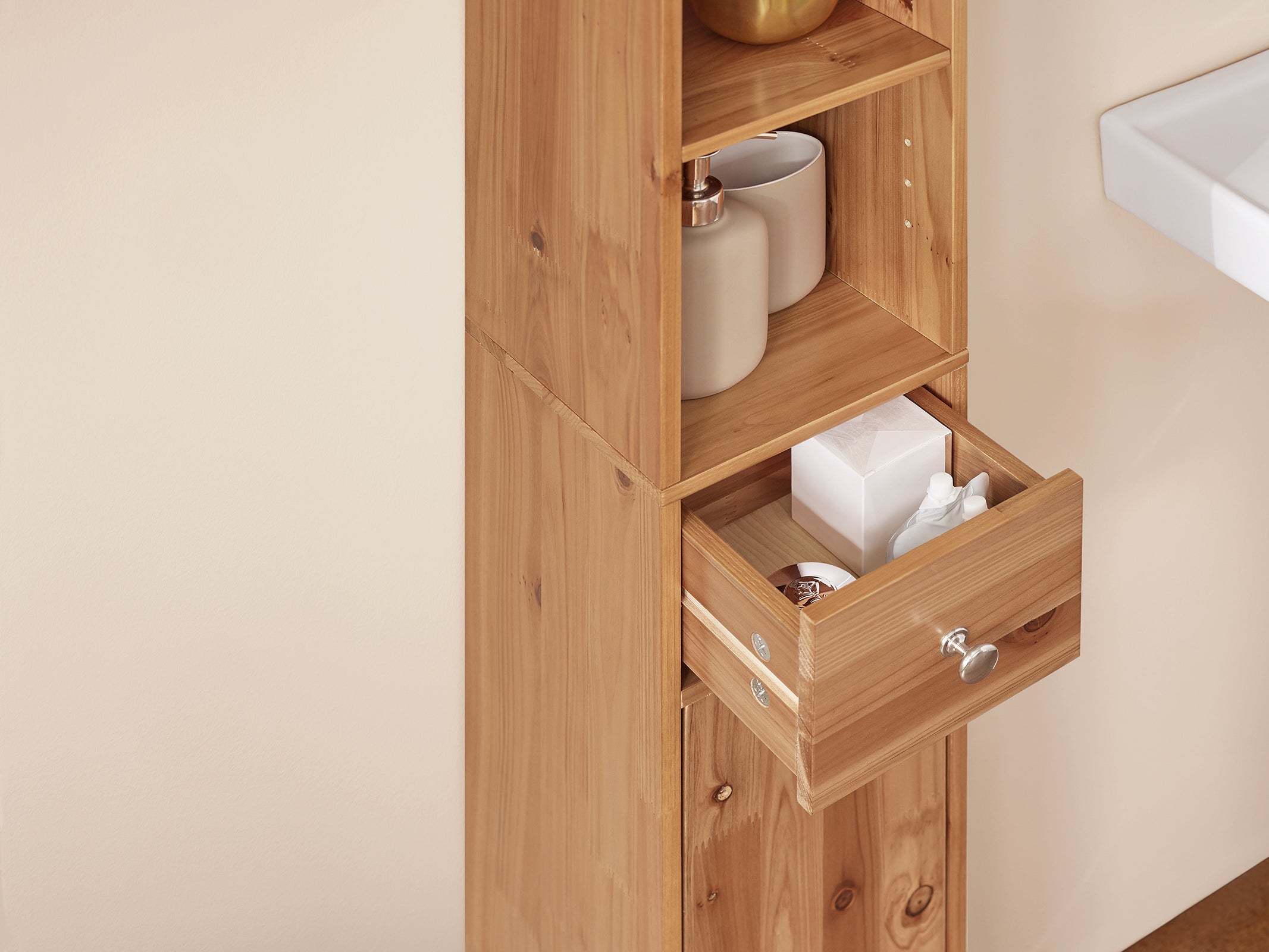 SoBuy Colonna bagno salvaspazio 20x20x180cm BZR34-SH