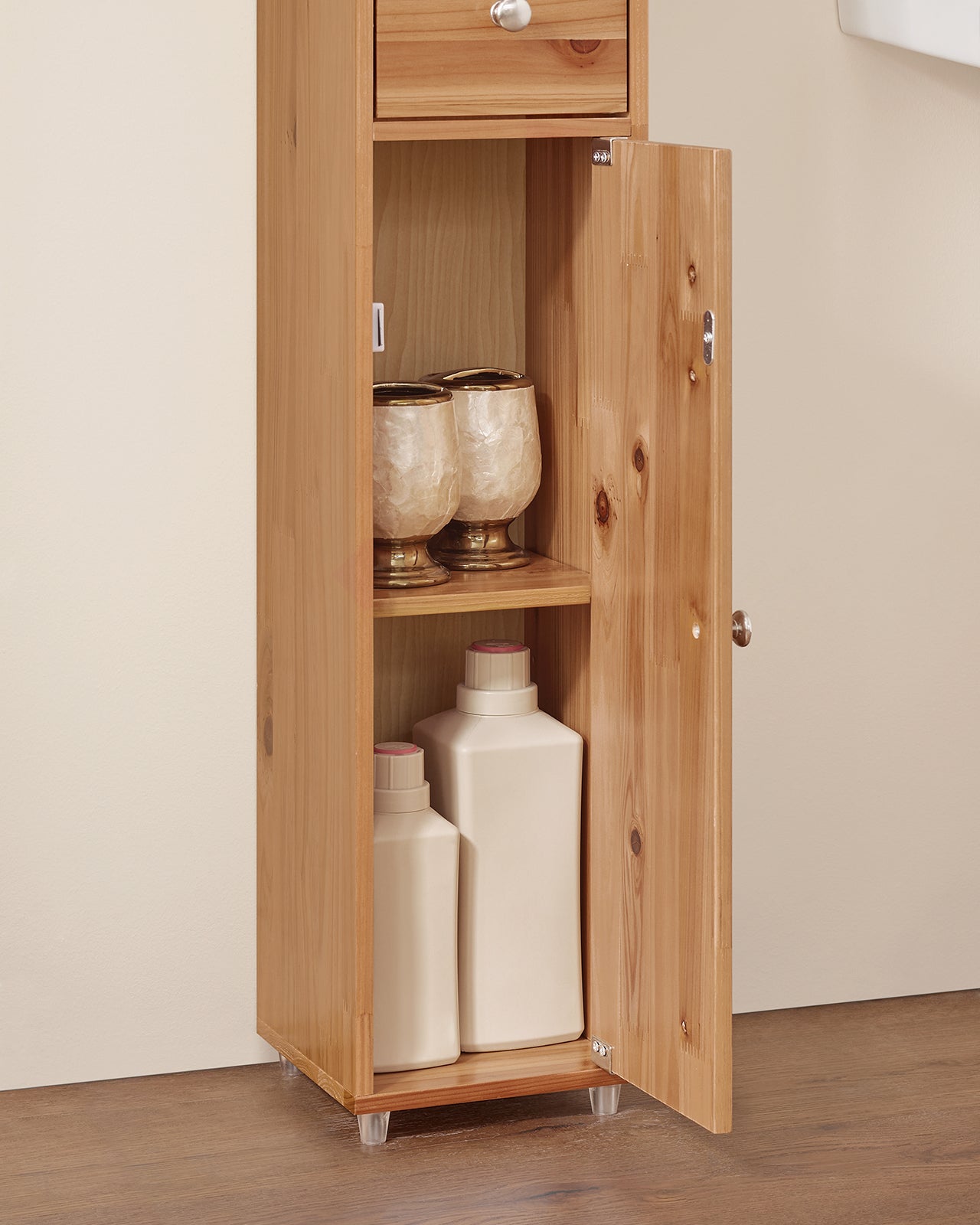 SoBuy Colonna bagno salvaspazio 20x20x180cm BZR34-SH