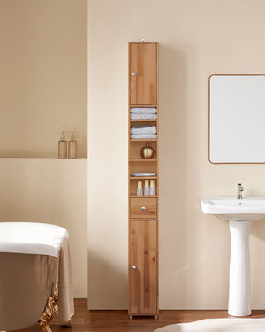 SoBuy Colonna bagno salvaspazio 20x20x180cm BZR34-SH