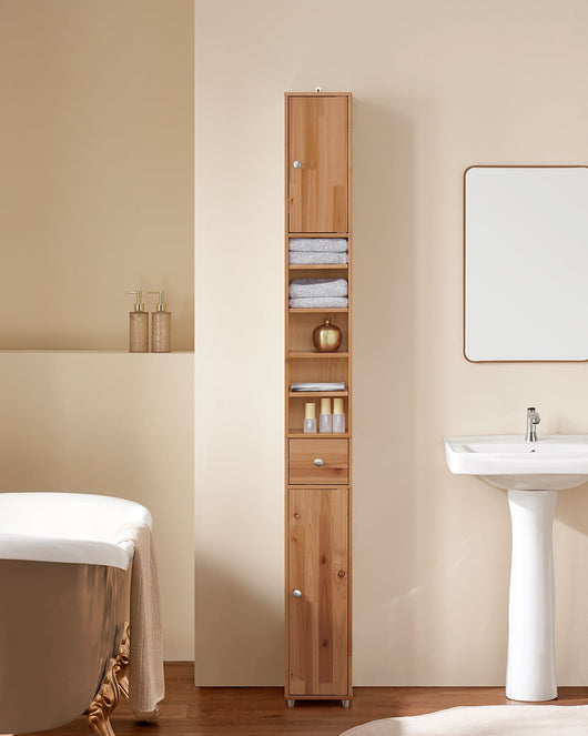 SoBuy Colonna bagno salvaspazio 20x20x180cm BZR34-SH