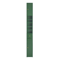 Armadio Colonna bagno, Mobile bagno alto con 2 Ante e 1 cassetto altezza: 180 cm Verde BZR34-SY