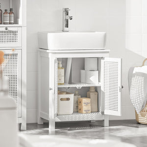 Mobile Sottolavabo per Bagno Armadietto Bagno Mobiletto Bagno Mobile lavello BZR35-W