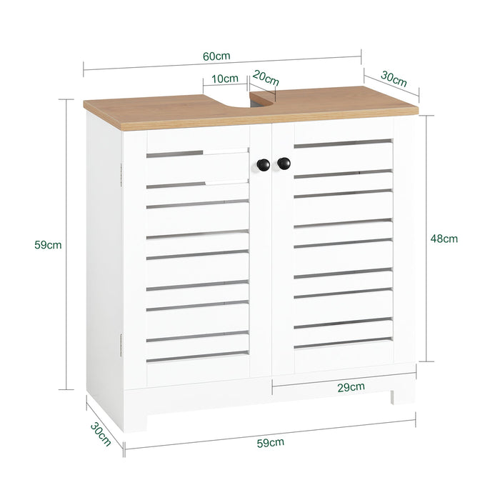 Mobile Sottolavabo Per Bagno Sottolavabo Bagno Mobile Bagno Sottolavabo Bianco BZR40-W