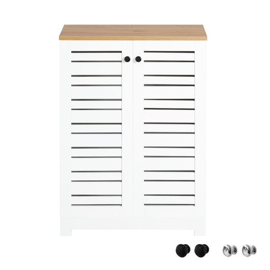 Mobiletto Soggiorno Credenza Cucina Armadio Bagno Libreria Scaffale Mobiletto Multiuso Consolle BZR41-W