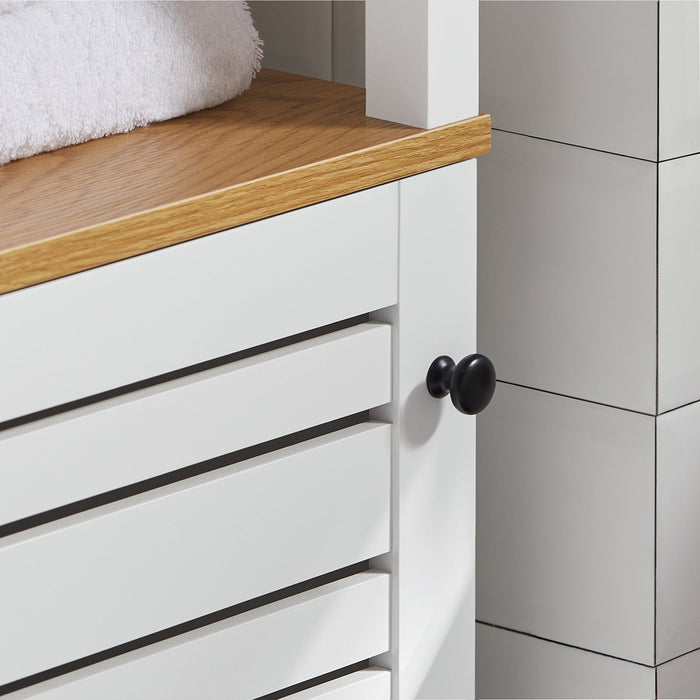 Mobile Alto Colonna Bagno Salvasapzio Mobile Bagno Mobiletto Cucina Armadio Bagno BZR43-W