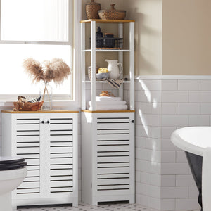 Mobile Alto Colonna Bagno Salvasapzio Mobile Bagno Mobiletto Cucina Armadio Bagno BZR43-W