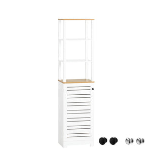 Mobile Alto Colonna Bagno Salvasapzio Mobile Bagno Mobiletto Cucina Armadio Bagno BZR43-W