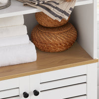 Mobile Bagno Mobile Cucina Mobile Studio Armadio Alto Colonna Scaffale BZR44-W