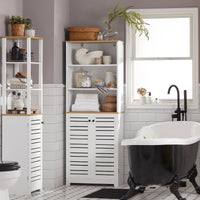 Mobile Bagno Mobile Cucina Mobile Studio Armadio Alto Colonna Scaffale BZR44-W