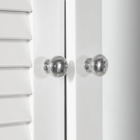 Armadietto pensile per Bagno o Cucina Mobiletto Bagno Pensile Bagno Pensile Cucina Mobilletto Bagno Parete Bianco BZR55-W