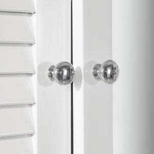 Armadietto pensile per Bagno o Cucina Mobiletto Bagno Pensile Bagno Pensile Cucina Mobilletto Bagno Parete Bianco BZR55-W