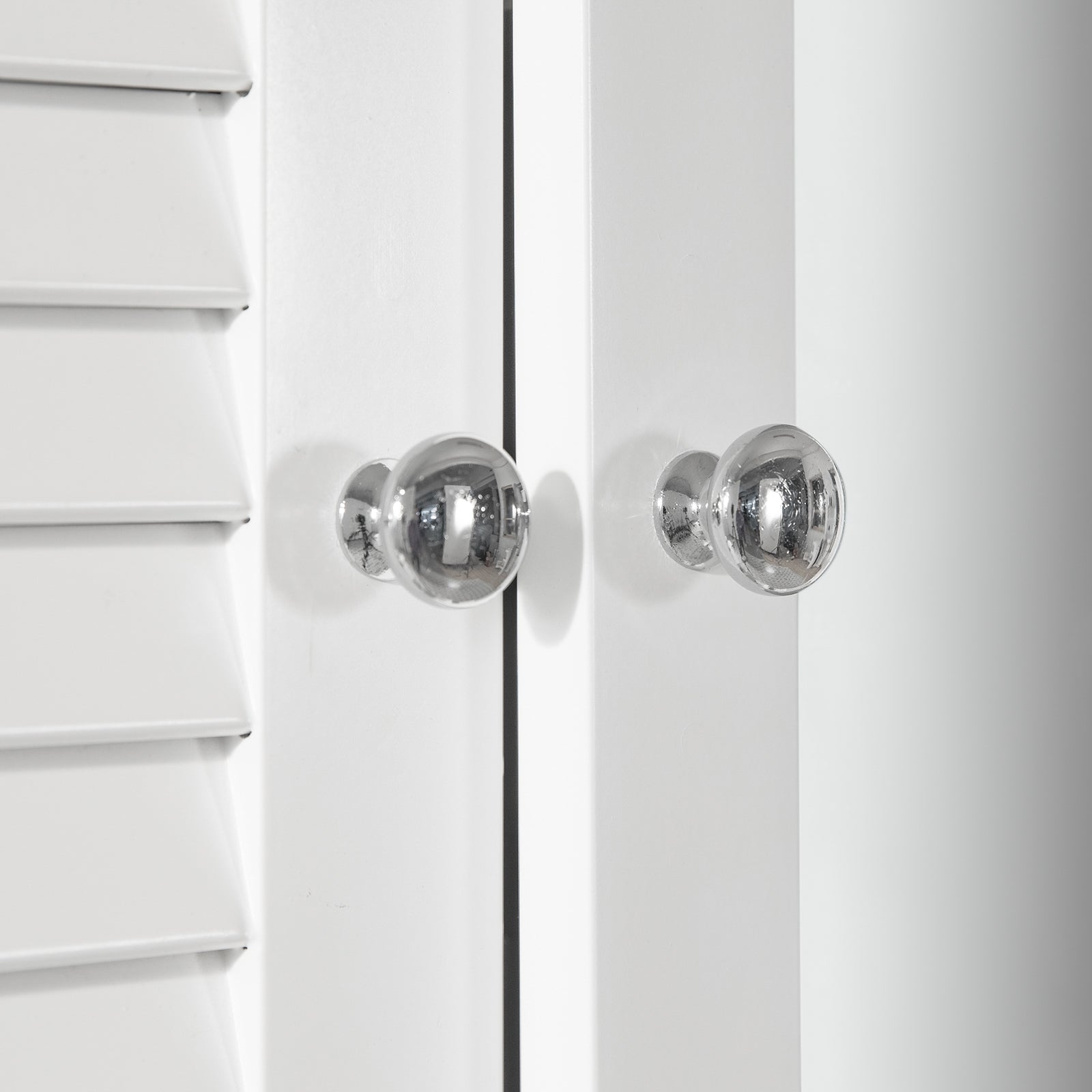 Armadietto pensile per Bagno o Cucina Mobiletto Bagno Pensile Bagno Pensile Cucina Mobilletto Bagno Parete Bianco BZR55-W