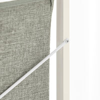 Mobiletto portabiancheria con 2 sacchetti Portabiancheria rimovibili Cesto della biancheria Mobiletto del bagno grigio BZR57-W