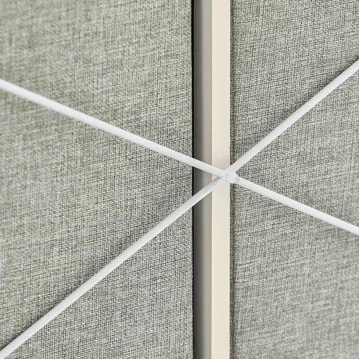 Mobiletto portabiancheria con 2 sacchetti Portabiancheria rimovibili Cesto della biancheria Mobiletto del bagno grigio BZR57-W