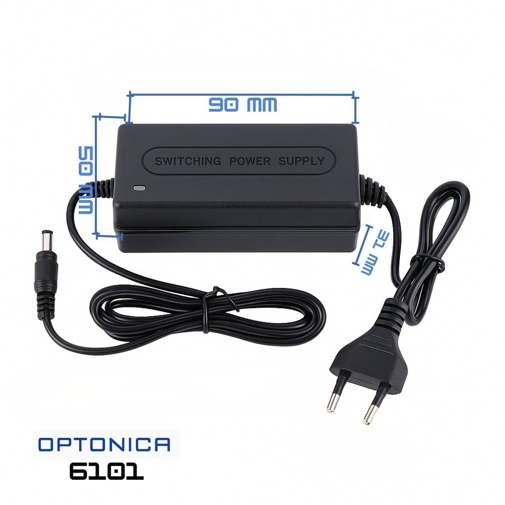 Alimentatore optonica 6101 24w 12v 2a per strisce led interno ip20