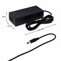 Optonica alimentatore led 24v per interni nero 3 anni di garanzia inclusa *** potenza 36w, confezione 1