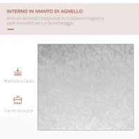 Borsa per Cani a 3 Ingressi con Cuscino e Sacche Portaoggetti, in Tessuto Oxford Blu e Metallo, 70x51x50 cm