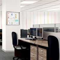 Bacheca per INTERNI in sughero Ufficio ante scorrevoli 6 x A4