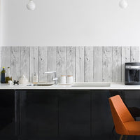 Adesivo Tecnico da Cucina Lavabile e Certificato Ignifugo Paraschizzi Legno Bianco 260x60