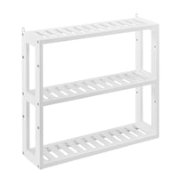 Scaffale da Parete Multiuso Waterford a 3 Ripiani 54 x 15 x 60 cm - Bianco [en.casa]