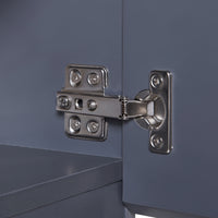 Armadietto Pensile da Bagno Overath 60x30x30 cm Grigio [en.casa]