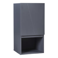 Armadietto Pensile da Bagno Overath 60x30x30 cm Grigio [en.casa]