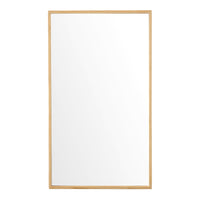 Armadietto Pensile da Bagno 'Ikorfat' Mobile in Bambù con Anta a Specchio e 2 Ripiani [en.casa]