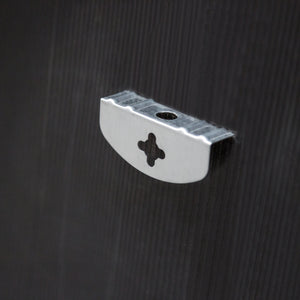 Specchio Rotondo da Parete 'Modugno' Ø 40 cm Cornice in Alluminio - Bianco [en.casa]