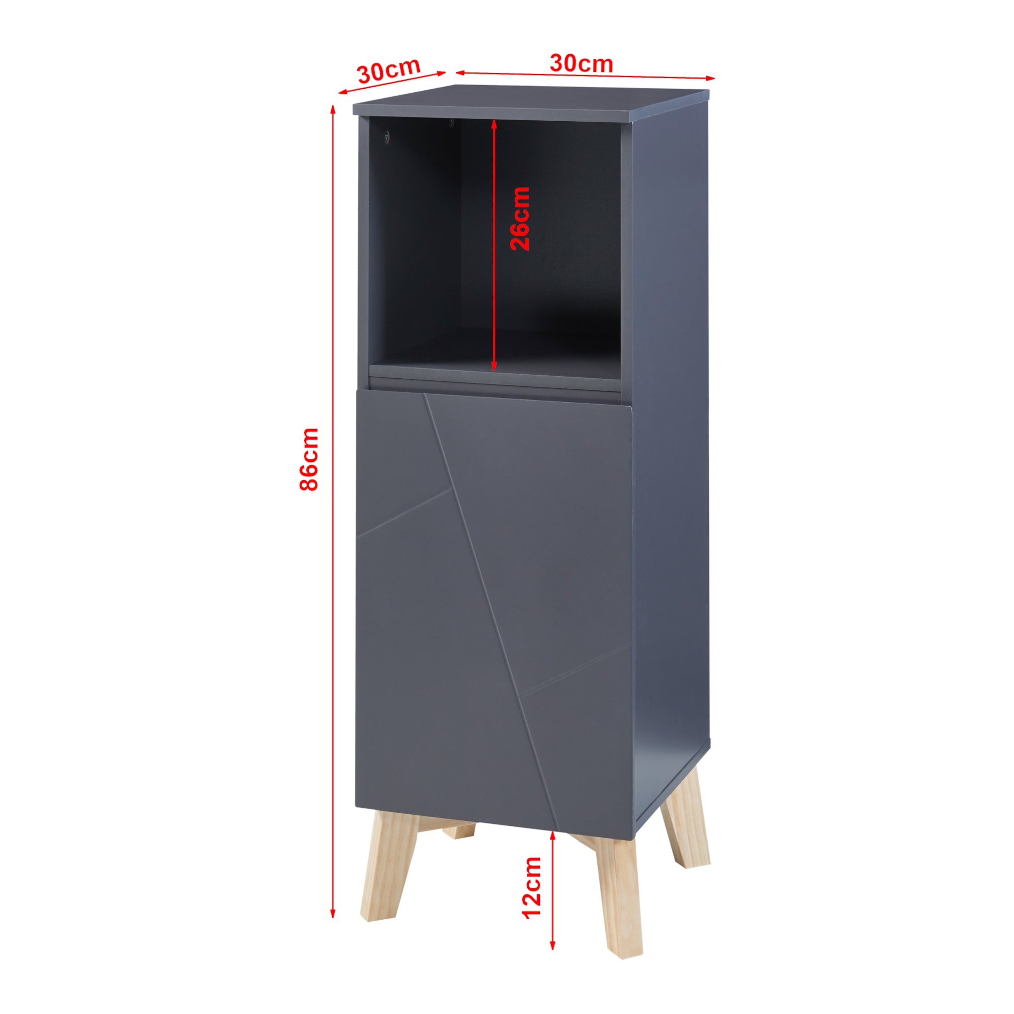 Set Mobili da Bagno Overath Arredo Completo 5 Elementi [en.casa]