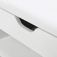 Panca portascarpe con comodo cuscino 3 scomparti panca con seduta 2 livelli 80 x 30 x 44 cm mobile da ingresso portata massima 150 kg bianco 12_0004132