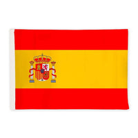 Bandiera Spagnola Spagna 145X90cm In Tessuto Poliestere Con Passante Per L'Asta