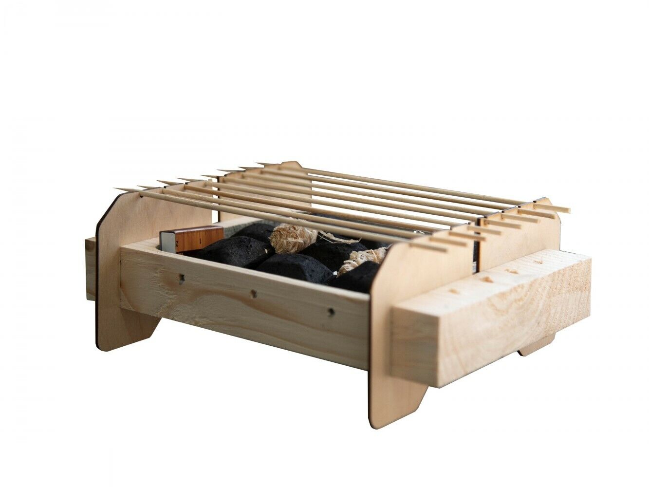 Barbecue a carbonella portatile ecologico monouso BBQ usa e getta + carbone