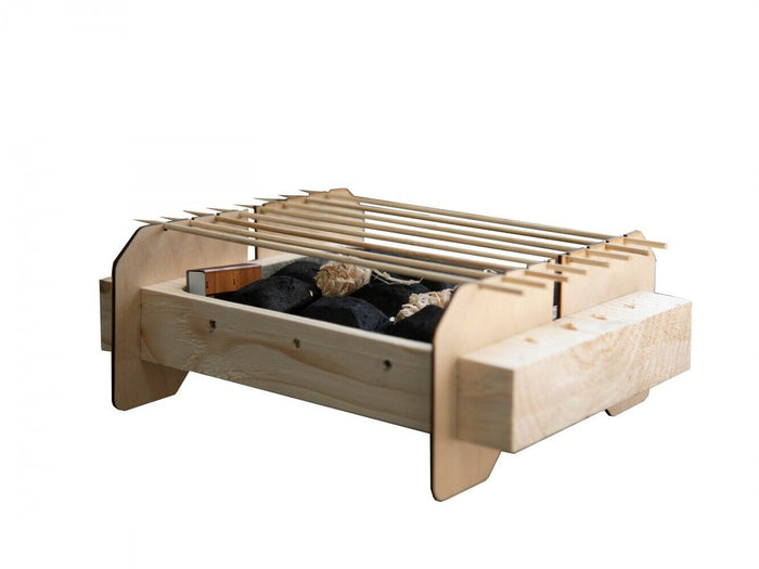 Barbecue a carbonella portatile ecologico monouso BBQ usa e getta + carbone