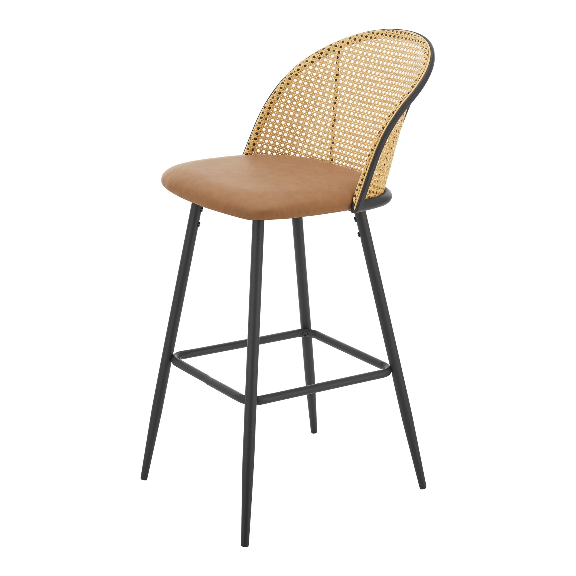 Set di 2 sgabelli da bar 102 x 44 x 63 cm marrone 03_0008731