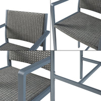 Set di 2 Sgabelli da Bar per Esterno Avise - Antracite / Grigio Scuro casa.pro