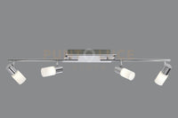 CLAPTON BARRA 4 SPOTS LED 4x SMD LED, 4,3W · 4x 430lm ALLUMINIO L100CM