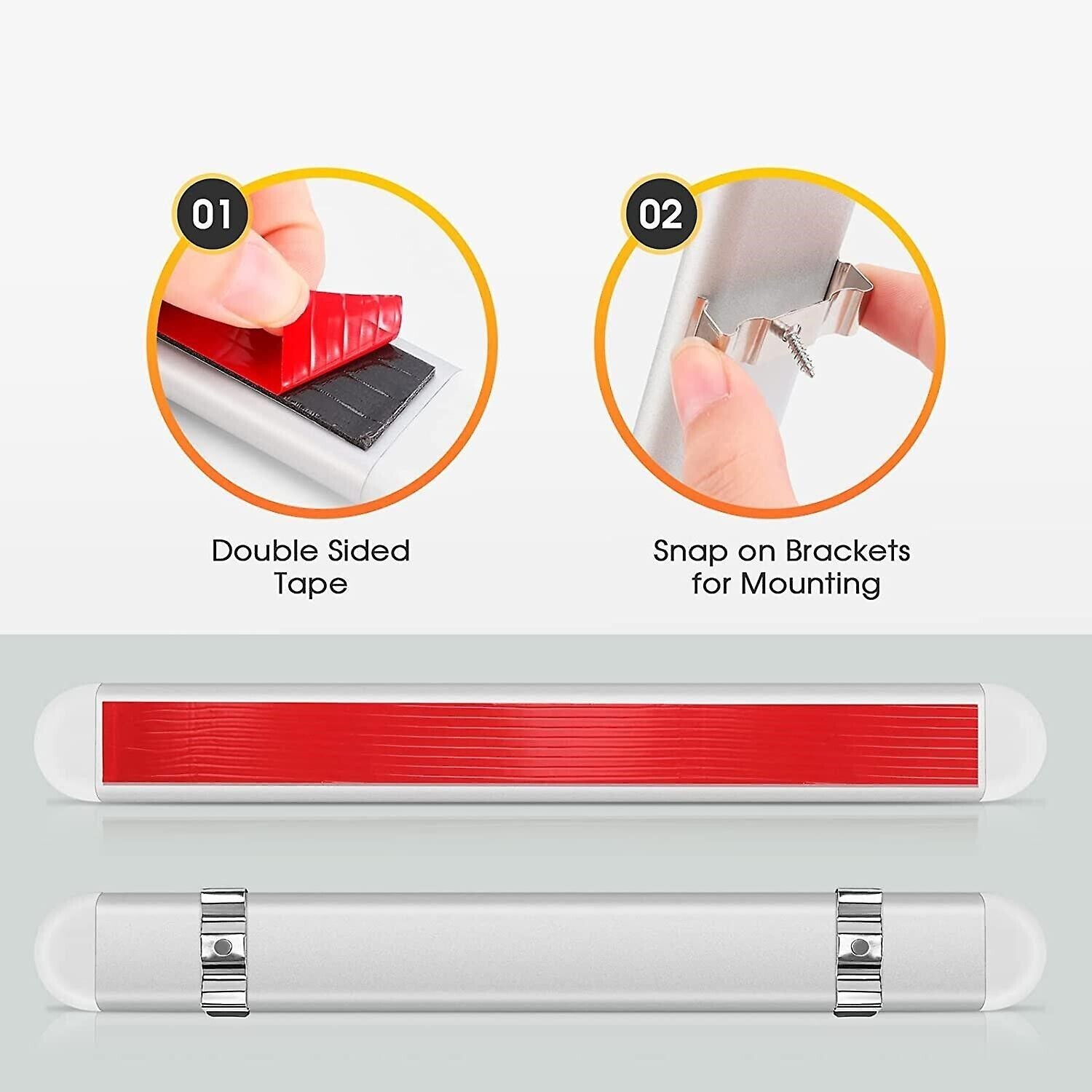 Barra Led sottopensile 12v lampada casa auto con interruttore 30CM 120 LED 15266