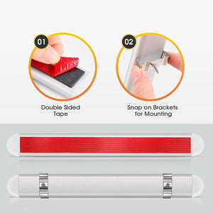 Barra Led sottopensile 12v lampada casa auto con interruttore 30CM 120 LED 15266