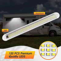 Barra Led sottopensile 12v lampada casa auto con interruttore 30CM 120 LED 15266