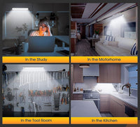 Barra Led sottopensile 12v lampada casa auto con interruttore 30CM 120 LED 15266