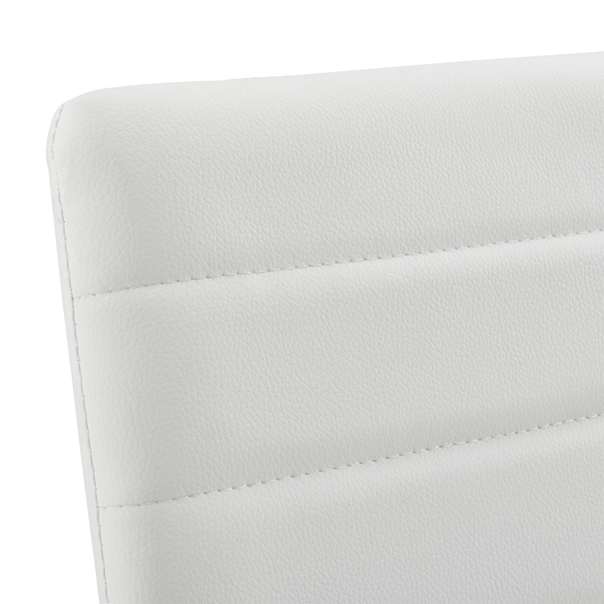 Set Lidköping di 2 Sgabelli da Bar con Schienale - Bianco [en.casa]