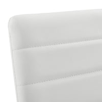 Set Lidköping di 2 Sgabelli da Bar con Schienale - Bianco [en.casa]