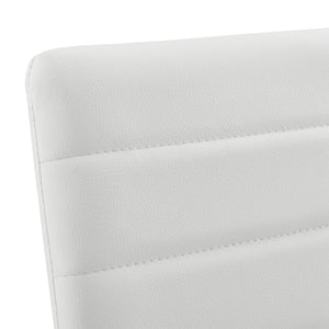 Set Lidköping di 2 Sgabelli da Bar con Schienale - Bianco [en.casa]