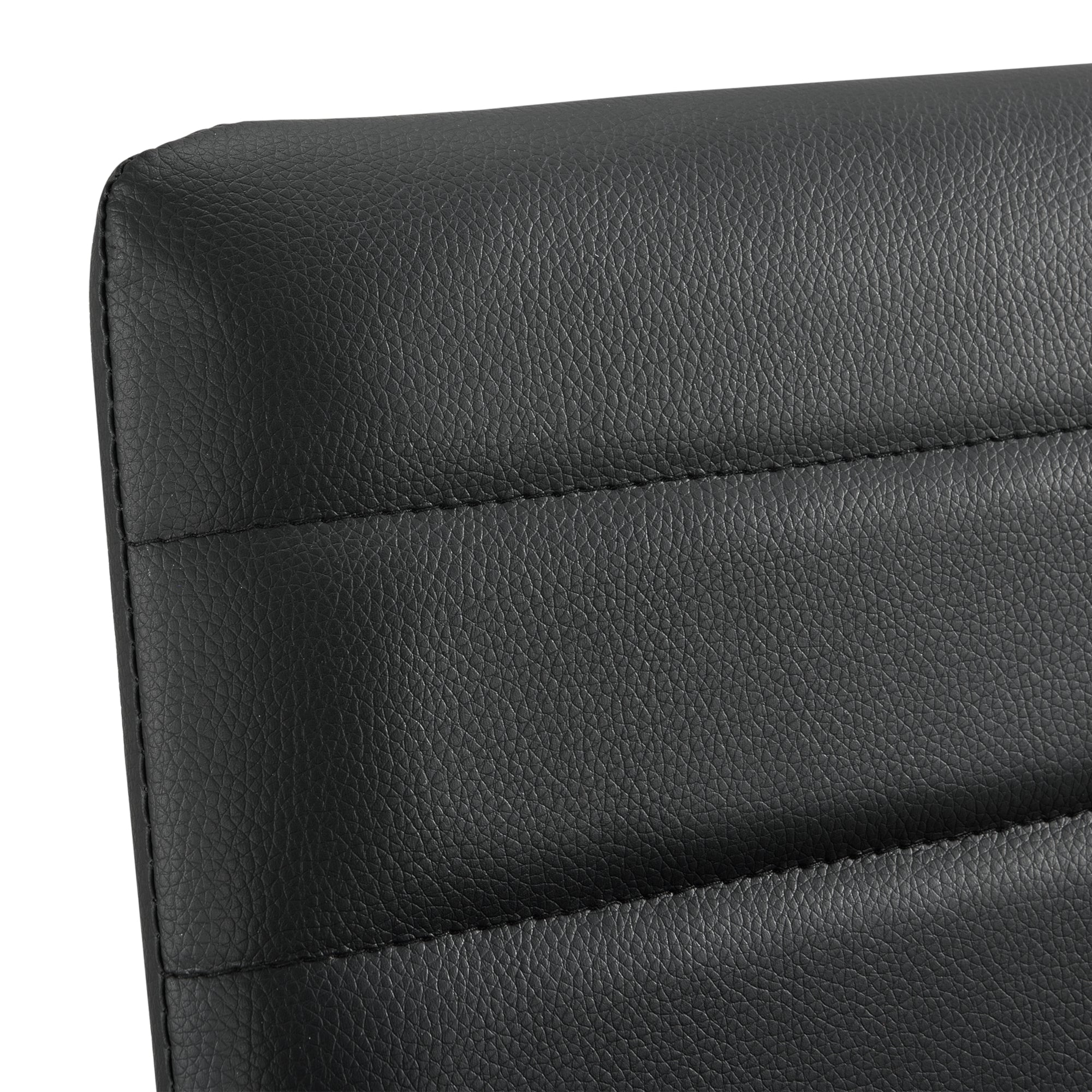 Set Lidköping di 2 Sgabelli da Bar con Schienale - Nero [en.casa]