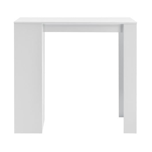 Tavolo da bar con contenitore alto bistrot 3 ripiani 110 cm bianco 03_0006187