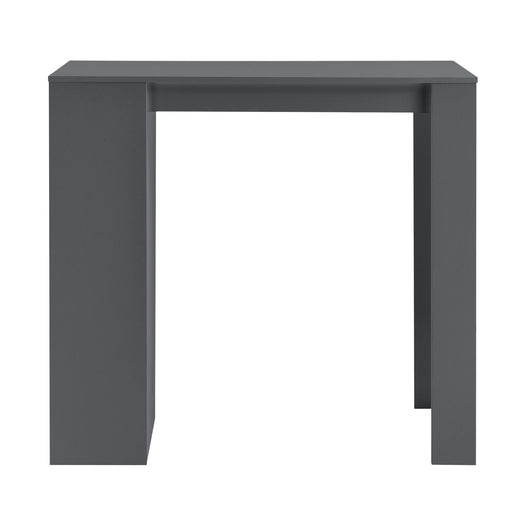 Tavolo da bar con contenitore alto bistrot con 3 ripiani 110 cm grigio scuro 03_0006190
