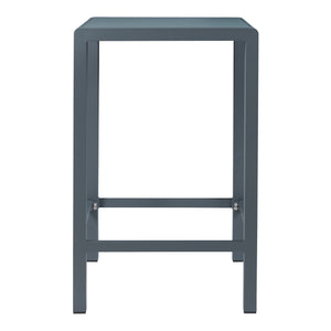 Set Bar da Esterno Avise Tavolo Alto con 2 Sgabelli - Antracite, Grigio casa.pro