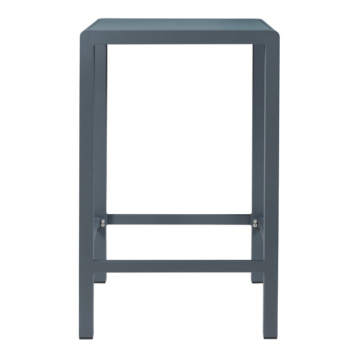 Set Bar da Esterno Avise Tavolo Alto con 2 Sgabelli - Antracite, Grigio casa.pro