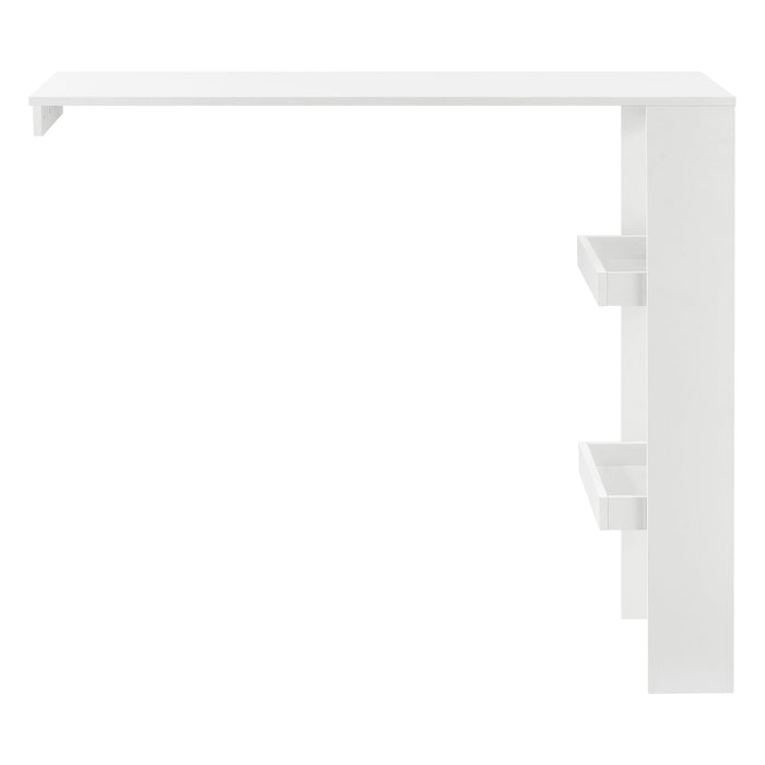 Elegante tavolo da bar bistrot 120 cm bianco 03_0006215